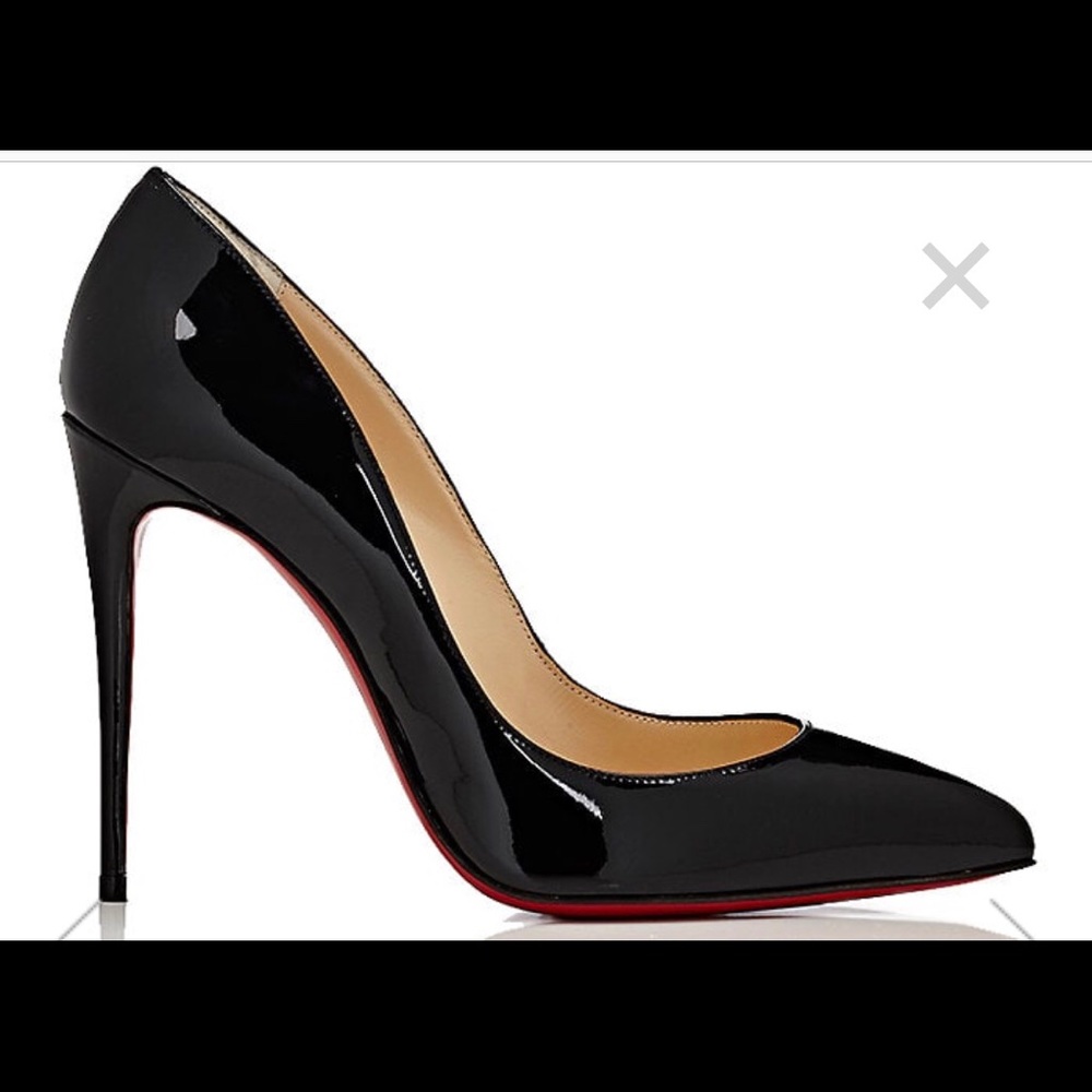Louboutin patent leather pumps